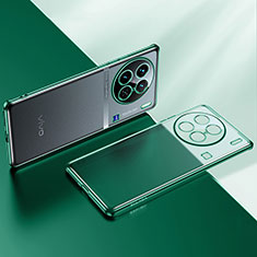 Ultra-thin Transparent TPU Soft Case Cover H01 for Vivo X90 5G Green