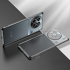Ultra-thin Transparent TPU Soft Case Cover H01 for Vivo X90 Pro+ Plus 5G Black