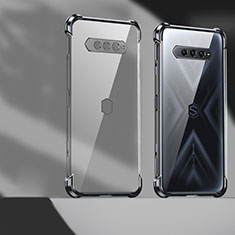 Ultra-thin Transparent TPU Soft Case Cover H01 for Xiaomi Black Shark 4 5G Black