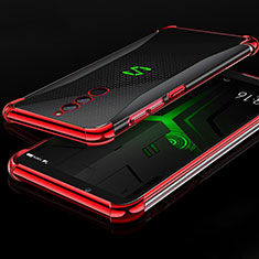 Ultra-thin Transparent TPU Soft Case Cover H01 for Xiaomi Black Shark Helo Red