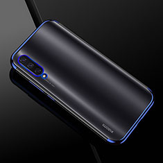 Ultra-thin Transparent TPU Soft Case Cover H01 for Xiaomi CC9e Blue