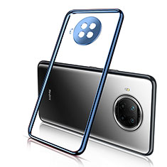 Ultra-thin Transparent TPU Soft Case Cover H01 for Xiaomi Mi 10i 5G Blue