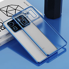 Ultra-thin Transparent TPU Soft Case Cover H01 for Xiaomi Mi 11 Ultra 5G Blue