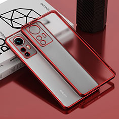 Ultra-thin Transparent TPU Soft Case Cover H01 for Xiaomi Mi 12 5G Red