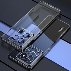 Ultra-thin Transparent TPU Soft Case Cover H01 for Xiaomi Mi 14 5G Black