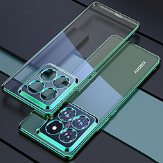 Ultra-thin Transparent TPU Soft Case Cover H01 for Xiaomi Mi 14 5G Green