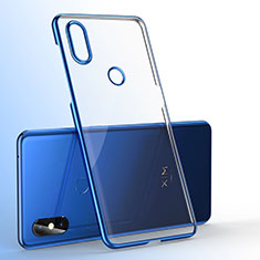 Ultra-thin Transparent TPU Soft Case Cover H01 for Xiaomi Mi Mix 3 Blue