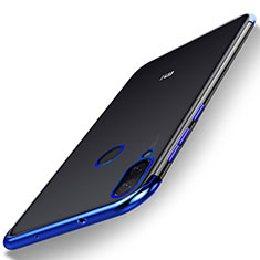 Ultra-thin Transparent TPU Soft Case Cover H01 for Xiaomi Mi Play 4G Blue