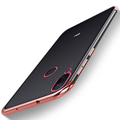 Ultra-thin Transparent TPU Soft Case Cover H01 for Xiaomi Mi Play 4G Red