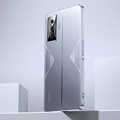 Ultra-thin Transparent TPU Soft Case Cover H01 for Xiaomi Poco F4 GT 5G Silver
