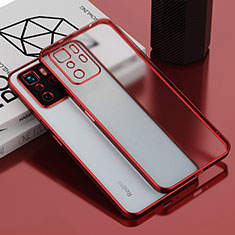 Ultra-thin Transparent TPU Soft Case Cover H01 for Xiaomi Poco X3 GT 5G Red