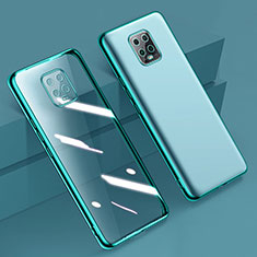 Ultra-thin Transparent TPU Soft Case Cover H01 for Xiaomi Redmi 10X 5G Green