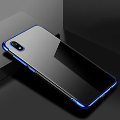 Ultra-thin Transparent TPU Soft Case Cover H01 for Xiaomi Redmi 7A Blue