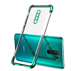Ultra-thin Transparent TPU Soft Case Cover H01 for Xiaomi Redmi 9 Green