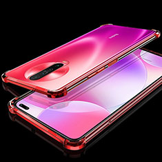 Ultra-thin Transparent TPU Soft Case Cover H01 for Xiaomi Redmi K30 4G Red