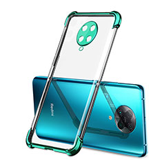 Ultra-thin Transparent TPU Soft Case Cover H01 for Xiaomi Redmi K30 Pro Zoom Green