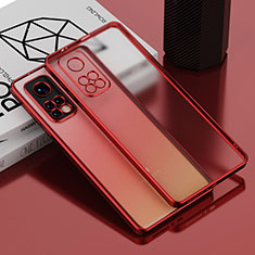 Ultra-thin Transparent TPU Soft Case Cover H01 for Xiaomi Redmi K30S 5G Red