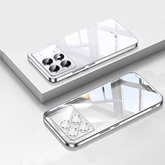 Ultra-thin Transparent TPU Soft Case Cover H01 for Xiaomi Redmi K70E 5G Silver