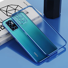 Ultra-thin Transparent TPU Soft Case Cover H01 for Xiaomi Redmi Note 11 SE 5G Blue