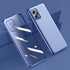 Ultra-thin Transparent TPU Soft Case Cover H01 for Xiaomi Redmi Note 11T Pro+ Plus 5G Blue