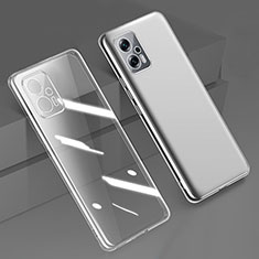 Ultra-thin Transparent TPU Soft Case Cover H01 for Xiaomi Redmi Note 11T Pro+ Plus 5G Clear
