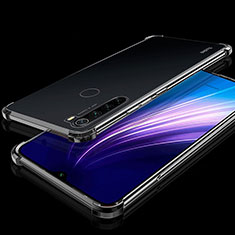 Ultra-thin Transparent TPU Soft Case Cover H01 for Xiaomi Redmi Note 8 (2021) Black
