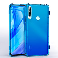 Ultra-thin Transparent TPU Soft Case Cover H02 for Huawei Enjoy 10 Plus Blue