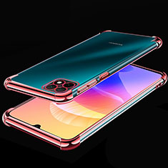 Ultra-thin Transparent TPU Soft Case Cover H02 for Huawei Enjoy 20 5G Rose Gold
