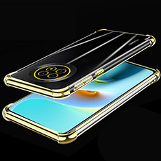 Ultra-thin Transparent TPU Soft Case Cover H02 for Huawei Enjoy 20 Plus 5G Gold
