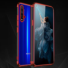 Ultra-thin Transparent TPU Soft Case Cover H02 for Huawei Honor 20 Red