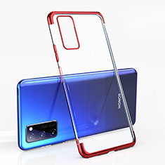 Ultra-thin Transparent TPU Soft Case Cover H02 for Huawei Honor V30 Pro 5G Red