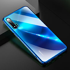 Ultra-thin Transparent TPU Soft Case Cover H02 for Huawei Nova 6 5G Blue