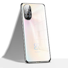 Ultra-thin Transparent TPU Soft Case Cover H02 for Huawei Nova 8 Pro 5G Silver