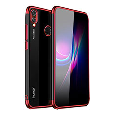 Ultra-thin Transparent TPU Soft Case Cover H02 for Huawei P Smart (2019) Red