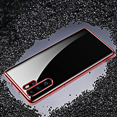 Ultra-thin Transparent TPU Soft Case Cover H02 for Huawei P30 Pro New Edition Red