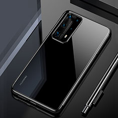 Ultra-thin Transparent TPU Soft Case Cover H02 for Huawei P40 Pro+ Plus Black