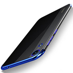 Ultra-thin Transparent TPU Soft Case Cover H02 for Huawei Y6 (2019) Blue