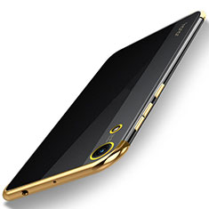Ultra-thin Transparent TPU Soft Case Cover H02 for Huawei Y6 (2019) Gold