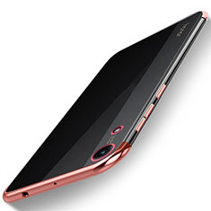 Ultra-thin Transparent TPU Soft Case Cover H02 for Huawei Y6 Prime (2019) Rose Gold