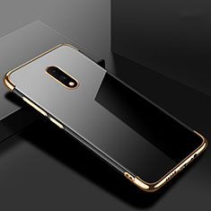 Ultra-thin Transparent TPU Soft Case Cover H02 for OnePlus 7 Gold