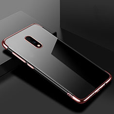 Ultra-thin Transparent TPU Soft Case Cover H02 for OnePlus 7 Rose Gold