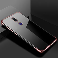 Ultra-thin Transparent TPU Soft Case Cover H02 for Oppo A9 Rose Gold