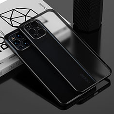 Ultra-thin Transparent TPU Soft Case Cover H02 for Oppo Find X3 5G Black