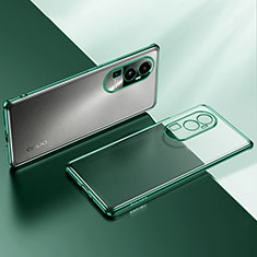 Ultra-thin Transparent TPU Soft Case Cover H02 for Oppo Reno10 Pro+ Plus 5G Green