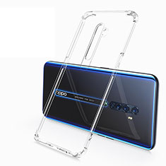 Ultra-thin Transparent TPU Soft Case Cover H02 for Oppo Reno2 Clear
