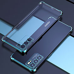 Ultra-thin Transparent TPU Soft Case Cover H02 for Oppo Reno6 5G Green