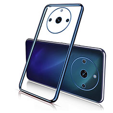 Ultra-thin Transparent TPU Soft Case Cover H02 for Realme 11 Pro 5G Blue