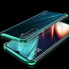 Ultra-thin Transparent TPU Soft Case Cover H02 for Realme X2 Green