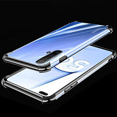 Ultra-thin Transparent TPU Soft Case Cover H02 for Realme X50m 5G Black