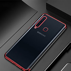Ultra-thin Transparent TPU Soft Case Cover H02 for Samsung Galaxy A9s Red